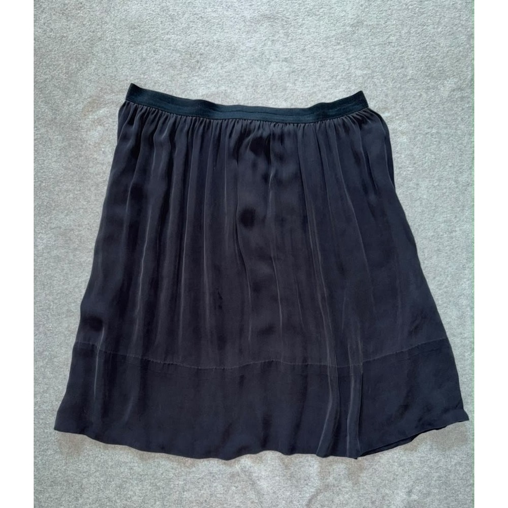 L'Agence Women Black Lace DESIGNER‎ Mini Skirt Silk Lace Mini Size 3